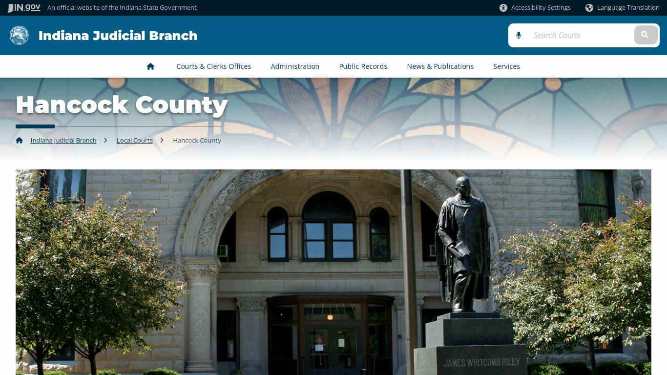 Hancock County - Courts